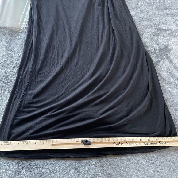 Free People Beach Pants Womens Large Black Ultra High Rise Flowy Wide Leg Crop - Picture 10 of 12